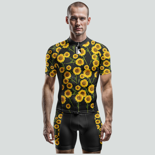 Sunflower Short Sleeve Cycling Jersey