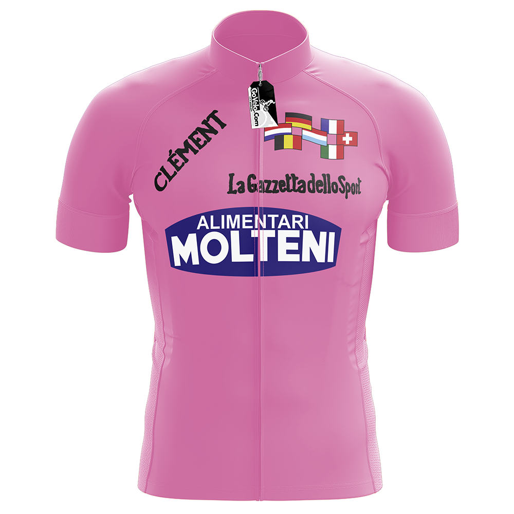 Molteni Pink Cycling Jersey