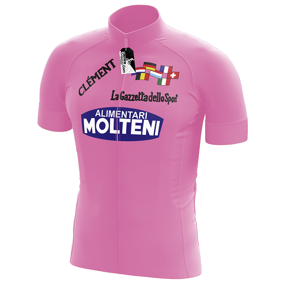 Molteni Pink Cycling Jersey