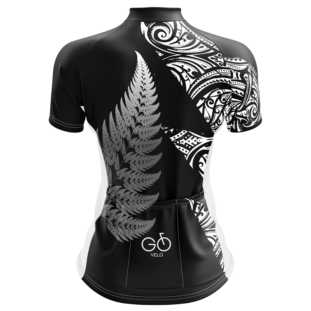 New Zealand Black Cycling Jersey