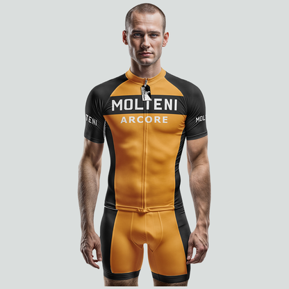 Retro Molteni Arcore Vintage Short Sleeve Cycling Jersey