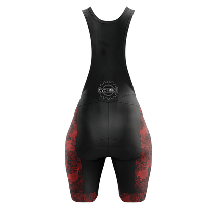 Flowers Cycling Bib Short