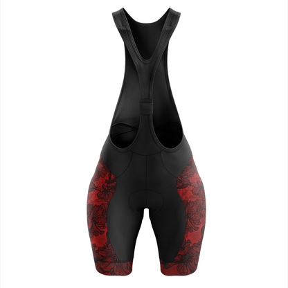 Flowers Cycling Bib Short