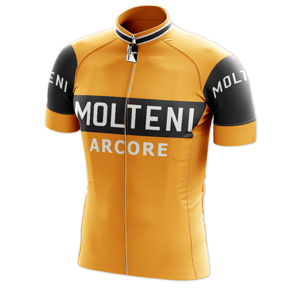 Retro Molteni Arcore Vintage Short Sleeve Cycling Jersey