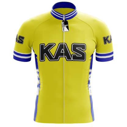 Retro KAS Vintage Short Sleeve Cycling Jersey