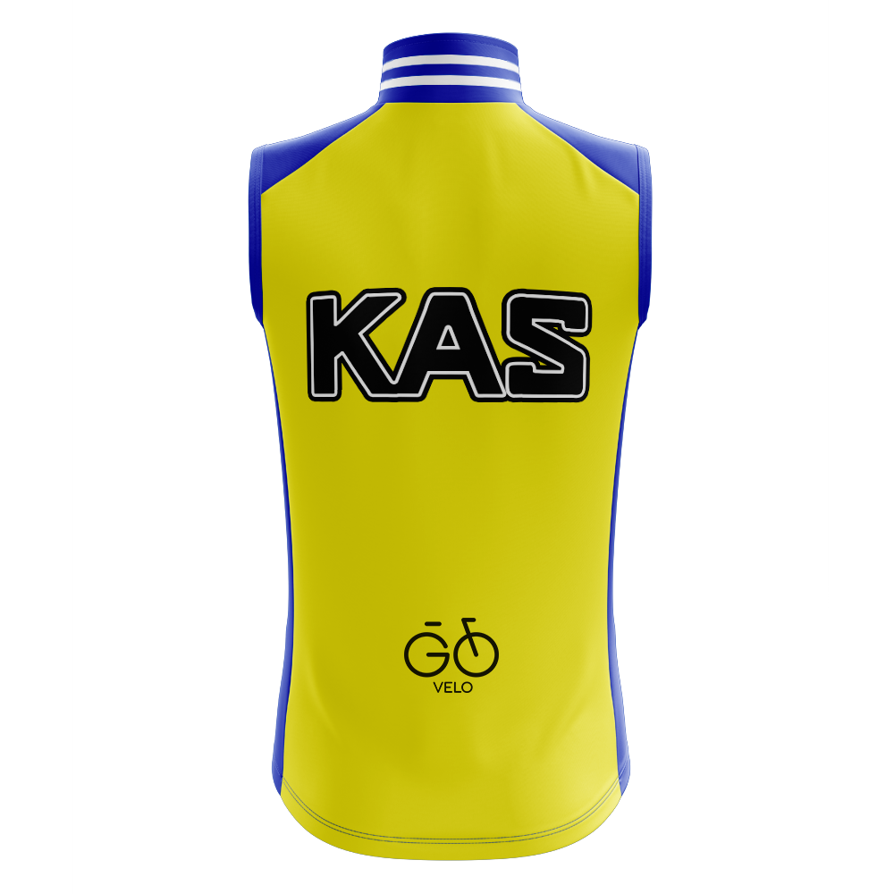 Retro KAS Mouwloos Fietsshirt