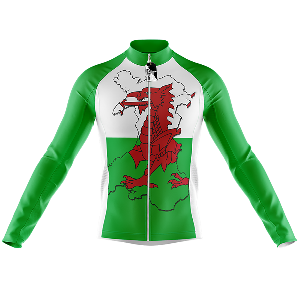 Wales Long Sleeve Cycling Jersey