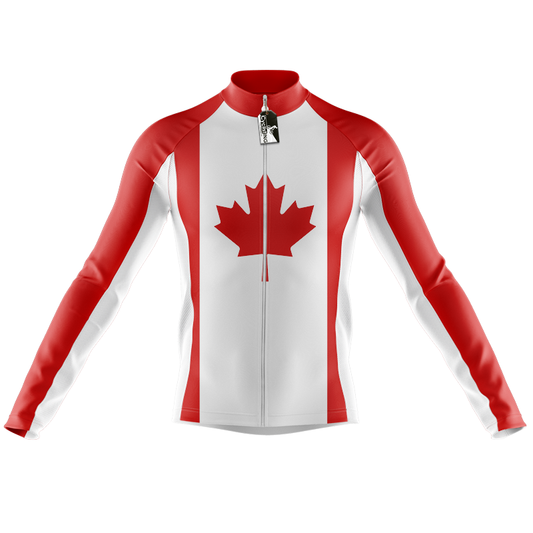 Canada Long Sleeve Cycling Jersey