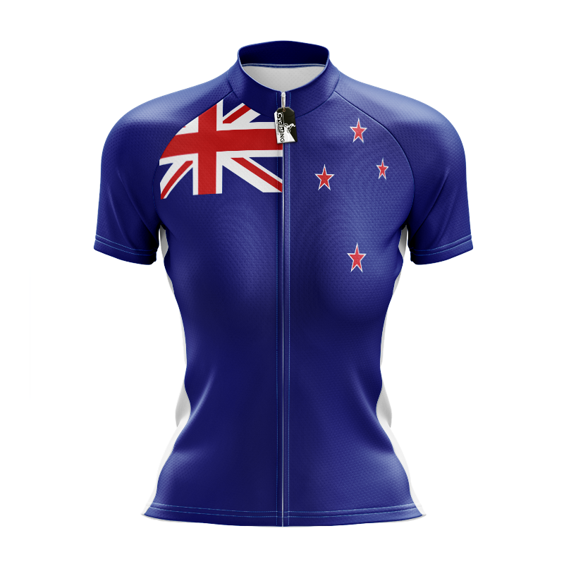 New Zealand Short Sleeve Cycling Jersey