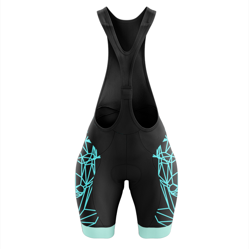 Geometrische Herten Fiets Bib Short