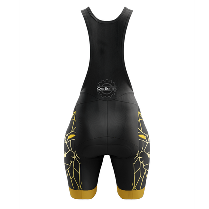 Geometric Lion Cycling Bib Short