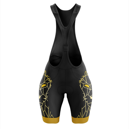 Geometric Lion Cycling Bib Short