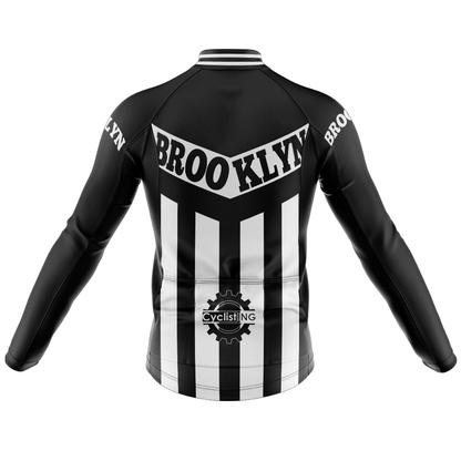 Retro Brooklyn Long Sleeve Cycling Jersey