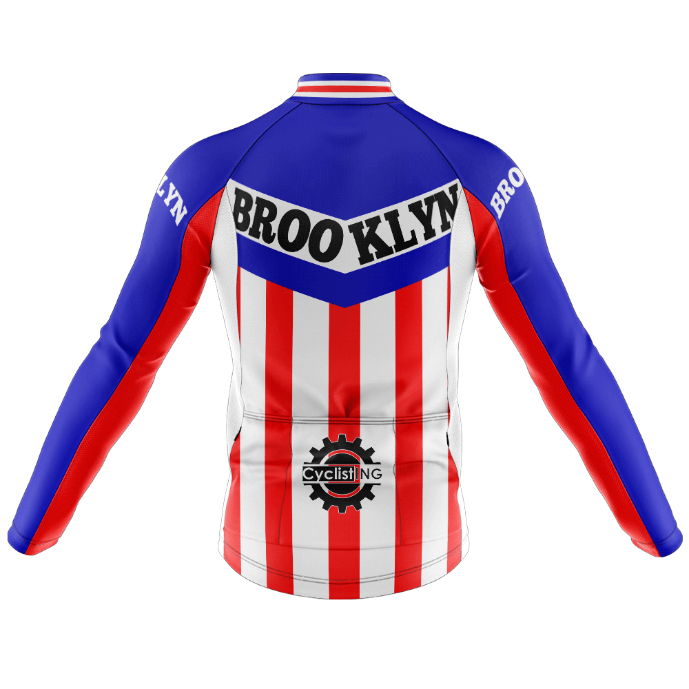 Retro Brooklyn Long Sleeve Cycling Jersey