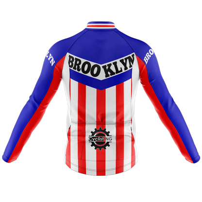 Retro Brooklyn Long Sleeve Cycling Jersey