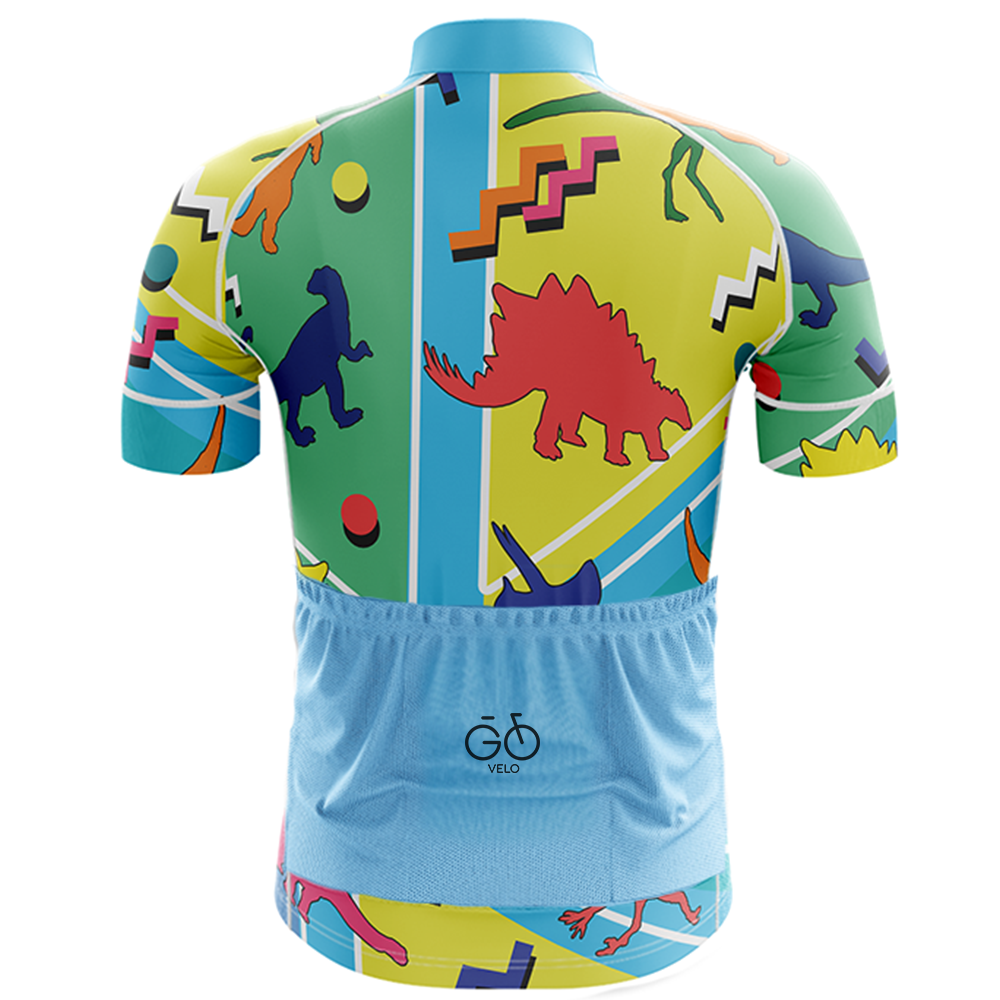 Dinosaur Short Sleeve Cycling Jersey