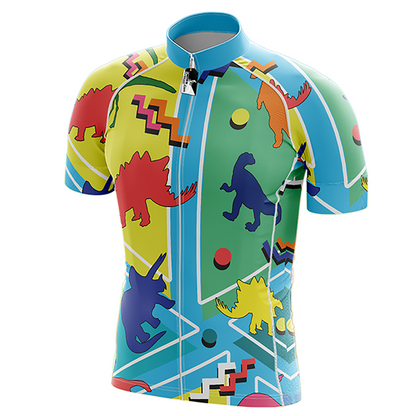 Dinosaur Short Sleeve Cycling Jersey