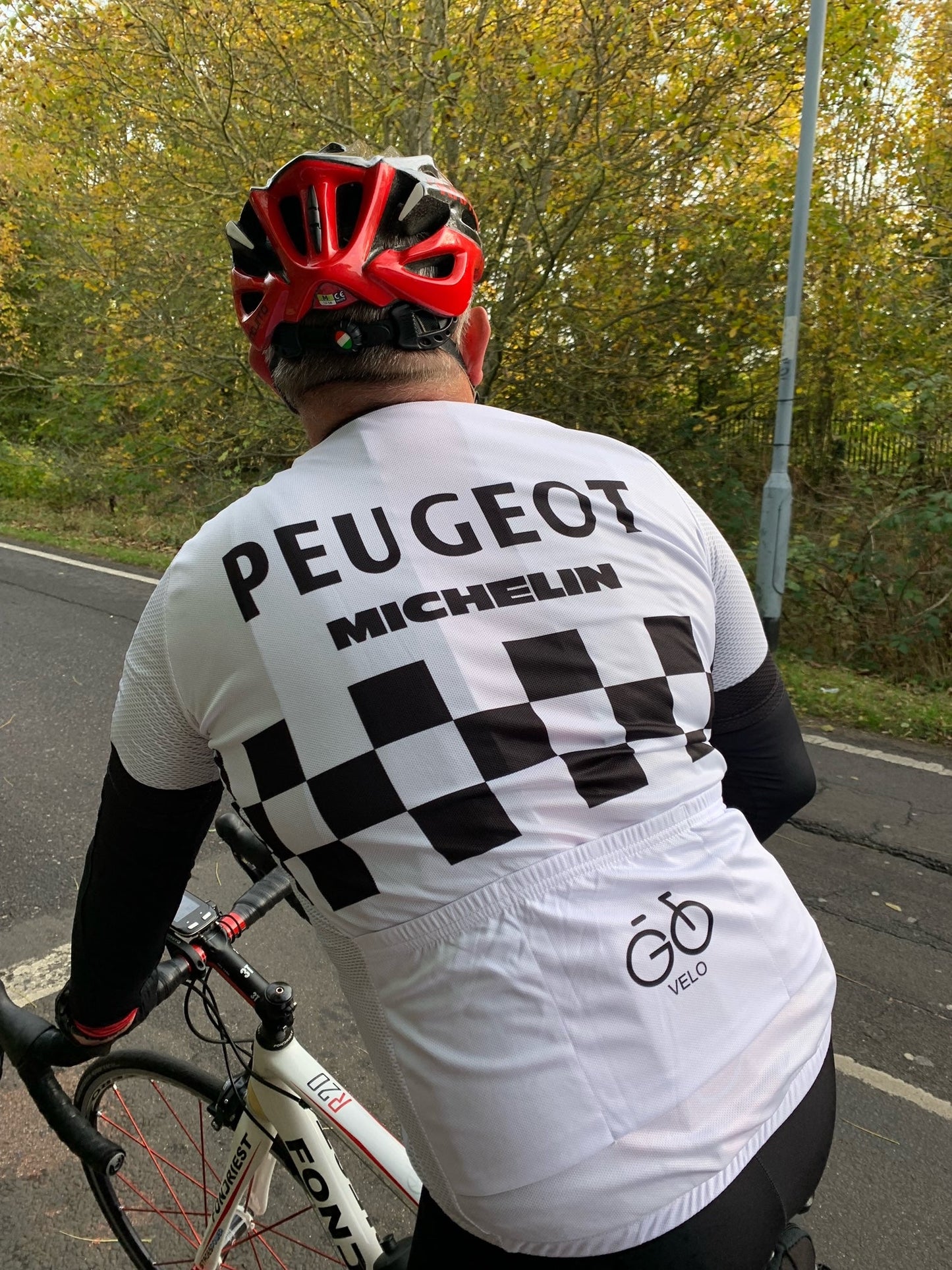 Peugeot Michelin Retro Cycling Jersey Short Sleeve