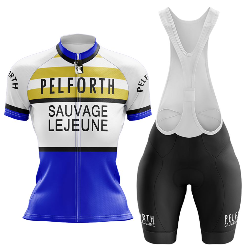 Pelforth Sauvage Retro Cycling Kit with Free Cap